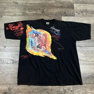 Vintage 90s KAMA 4K Hand Painted Michael Jordan Art Mural Tee Shirt - Men's 4XL